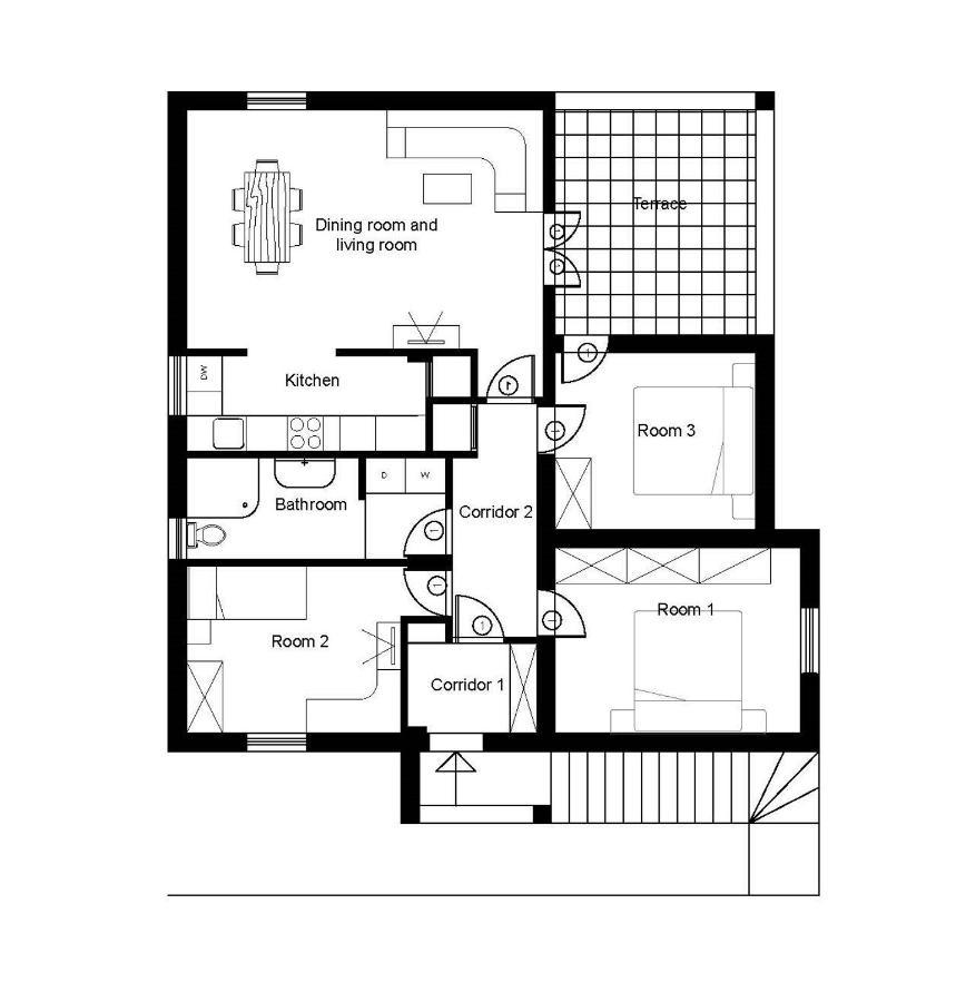 Apartmani Beba Omišalj المظهر الخارجي الصورة